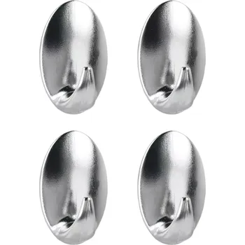 Plastový nalepovací háček, 4 ks