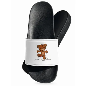 Pánské pantofle Bastard Zombie teddy pantofle White