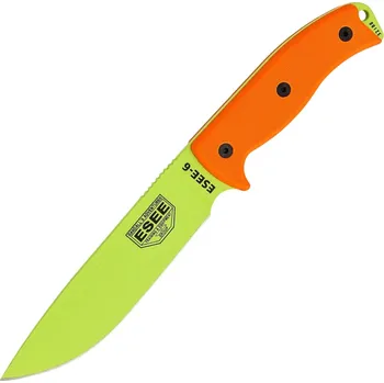 kapesní nůž ESEE Model 6 Venom Green čepel, oranžová G10 ESEE-6P-VG