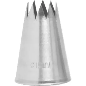 Trezírovací zdobící špička hvězdicová Schneider 18 mm