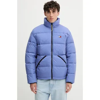 Bunda Tommy Jeans modrá barva, zimní, DM0DM22040 04B, vel. L