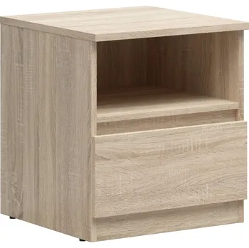 Komoda Komoda Tetrix - Black Red White - BRW Dub Sonoma 45x50,5 cm