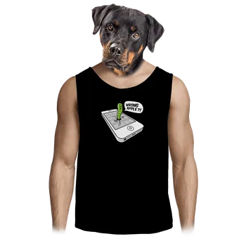 Pánské tílko Bastard Wrong Apple pánské tílko Black