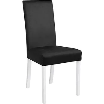 Čalouněná židle do jídelny nebo kuchyně Campel - Black Red White - BRW Látka Solar 99 Black / Bílá Teplá 47x98 cm