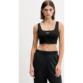 Top Tommy Jeans DW0DW21564 černá 99X, vel. XS