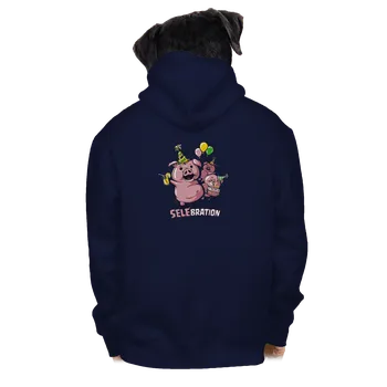 Pánská mikina Bastard Selebration pánská mikina na zip Navy