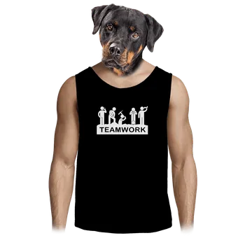 Pánské tílko Bastard Flákači pánské tílko Black