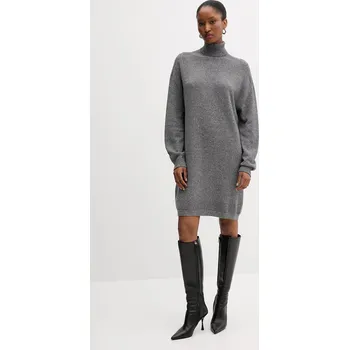 Dámské šaty Šaty Liu Jo šedá barva, mini, oversize, MF5484 MA27R MF5484.MA27R 90X, vel. XS