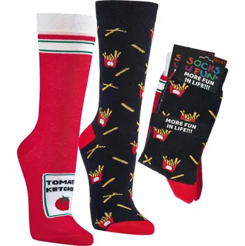 Pánské ponožky Ponožky Socks 4 Fun 6209.02 hranolky - sada 2 páry vel. 42-47