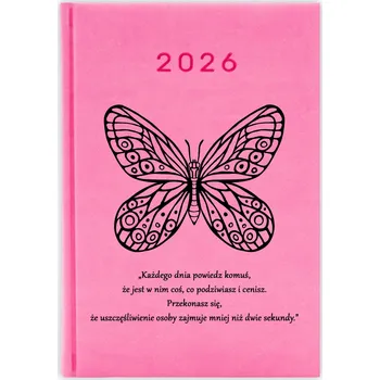 Kalendář Knižkový kalendář 2026 A5 růžový