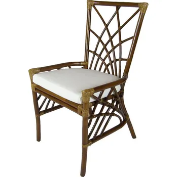 Zahradní nábytek Ratanová židle polstr bílý FL