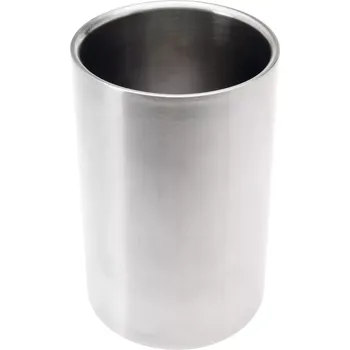 Chladič na víno Chladící nádoba na víno Gastro 18 cm, dvoustěnná, nerez
