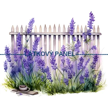 Látkový panel - Levandule - LE-88 Velikost: 30x30cm, Materiál: Bavlna