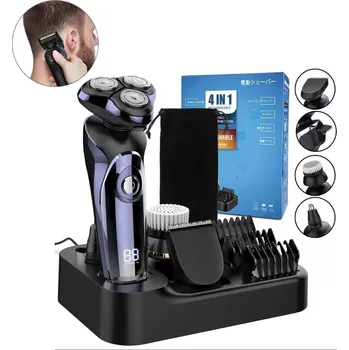 Holicí strojek HOLICÍ STROJEK 5V1 ELEKTRICKÝ PÁNSKÝ HOLICÍ STROJEK S LCD DISPLEJEM