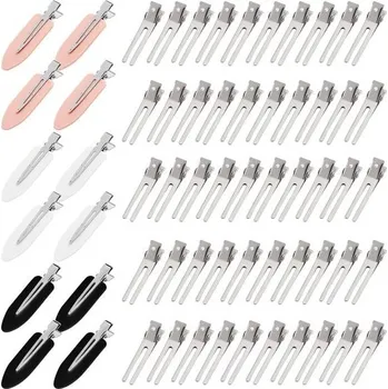 Čelenka 62 kusů, 50 kusů, sponky s dvojitým hrotem, kovové krokosvorky, sponky do vlasů, mašle do vlasů,