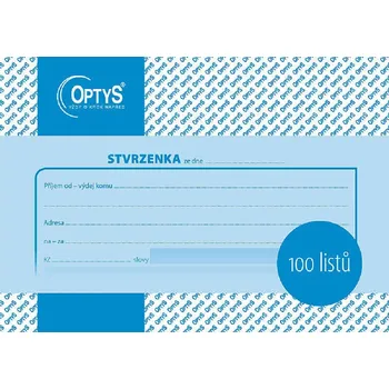 1038 - Stvrzenka A6, 100 listů