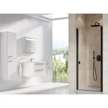 Ravak CSD1 90, černá+transparent