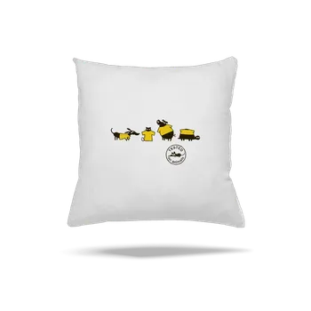 Polštář Bastard Testováno na zvířatech polštář White