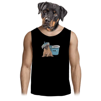 Pánské tílko Bastard Mops pánské tílko Black