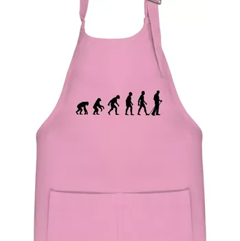 Kuchyňská zástěra Evoluce Nordic walking - Dětská zástěra na vaření - Univerzální velikost ( Růžová )