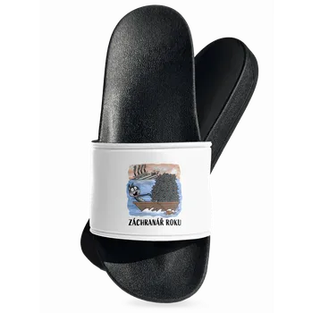 Pánské pantofle Bastard Záchranář roku pantofle White