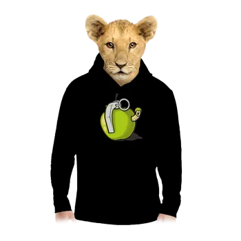 Chlapecká mikina Bastard Granátové jablko dětská mikina klokanka Black