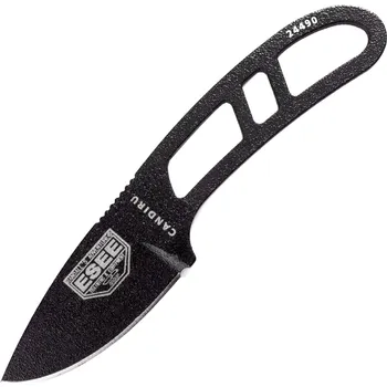 ESEE Knives Candiru Black CAN-B neck knife s černým pouzdrem + klip na opasek