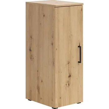 Komoda Skříňka MultiDo 30 cm se 3 policemi - Black Red White - BRW Dub Artisan 30x83 cm