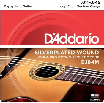 Příslušenství pro strunný nástroj D'Addario EJ84M + prodloužená záruka 3 roky