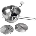 Pasírovací síto pasírovač nerez Weis 21 cm, 3 různé vložky