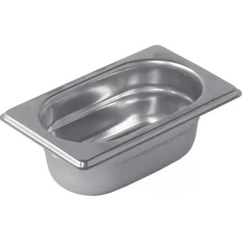 Dóza na potraviny Nerezová gastronádoba Pujadas GN 1/9 176x108 mm, výška 100 mm