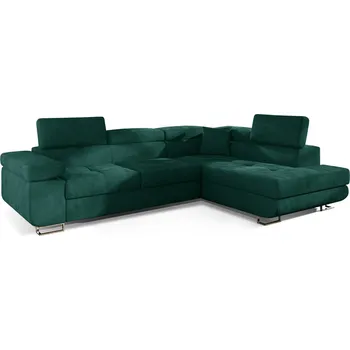 Sedací souprava Rohová sedací souprava pravá pro každodenní spaní s mechanismem rozkládání typu delfín a úložným prostorem na lůžkoviny Anton - ELTAP kronos 19, kronos 19 275x70 cm