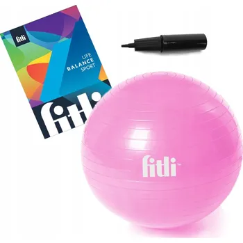 Gymnastický míč Rehabilitační míč gymnastický 65 cm na cvičení fitness ANTIBURST + PUMPIČKA