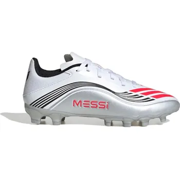 Kopačky Dětské Lisovky ADIDAS F50 MESSI LEAGUE MG J JP7449 – Bílá 38 2/3