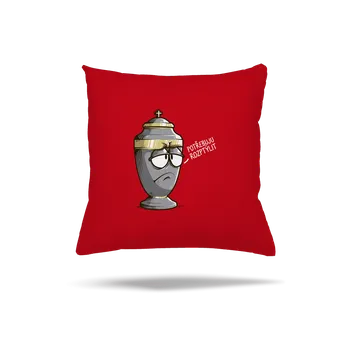 Polštář Bastard Potřebuju rozptýlit polštář Red