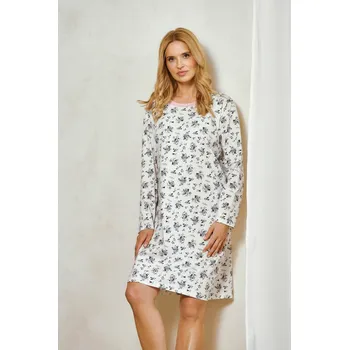 3452 MARTINA NOČNÍ KOŠILE M-XL bílá L