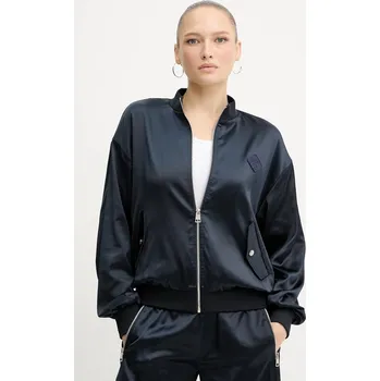 Pánský bomber Bomber bunda Silvian Heach AGUS GPA25169GB námořnická modř 59X, vel. 36