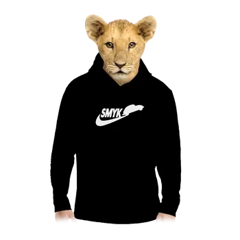 Chlapecká mikina Bastard Smyk dětská mikina klokanka Black