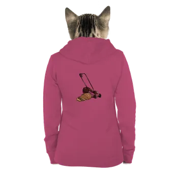 Pánská mikina Bastard Sekačka s chlebem dámská mikina na zip Magenta