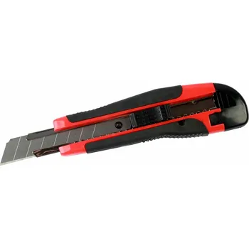Pracovní nůž Nůž JUMBO SOFTGRIFF + 2 čepele / červený