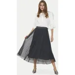 ONLY Midi sukně Lavina 15214303 Šedá Regular Fit M