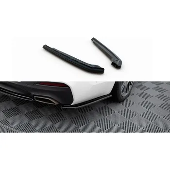Tuning Maxton Design boční difuzory pod zadní nárazník pro BMW řada 5 G30, G31, černý lesklý plast ABS