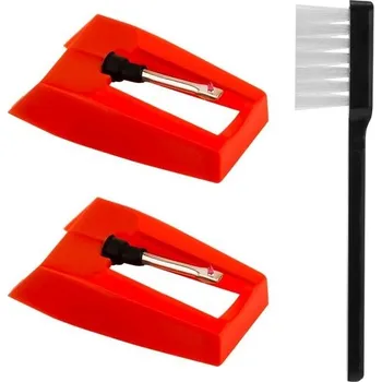 2 ks jehly pro gramofony s kartáčkem NQEUEPN