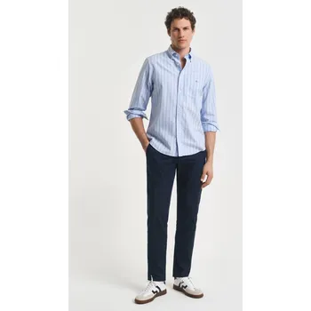 Pánské kalhoty KALHOTY GANT SLIM CHINOS MARINE