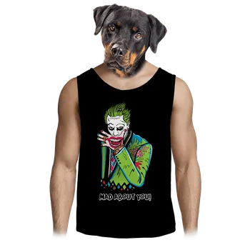 Pánské tílko Bastard Joker a Harley pánské tílko Black