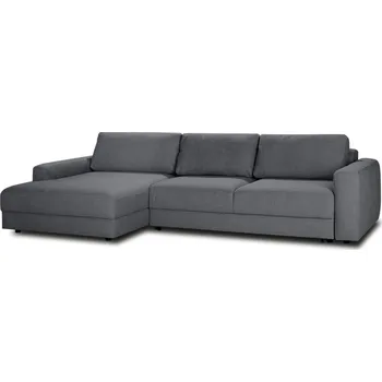 Sedací souprava Rohová sedací souprava levá pro každodenní spaní s mechanismem rozkládání typu DL a úložným prostorem na lůžkoviny Bourbon - Bydgoskie Meble evolution kr10720 303x68 cm
