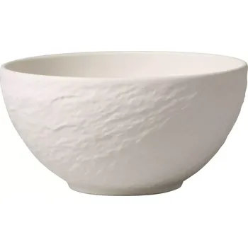 Miska porcelánová Villeroy & Boch Manufacture Rock 600 ml, bílá