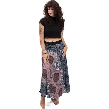 Dámská sukně Dlouhá sukně THAI RINGS modro-červená I. XL