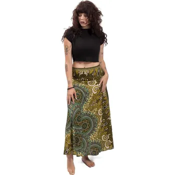 Dámská sukně Dlouhá sukně THAI RINGS - zelená I. XL