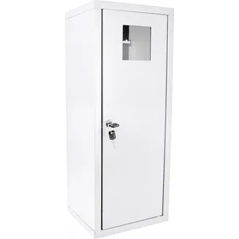 Příslušenství pro hasicí přístroj PO-BOZP.COM Kovový box na hasicí přístroj 6 kg, červený / bílý Barva: Bílá